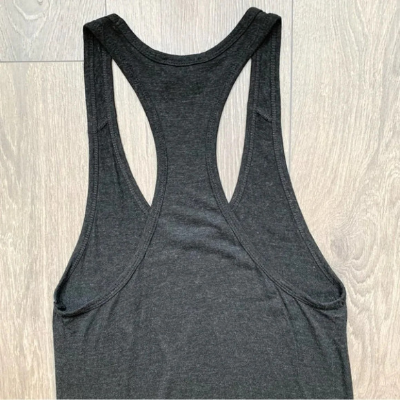 Aritzia Wilfred Free Helena Dress Mini Tank Top Heathered Dark Grey Size XS - Picture 9 of 14